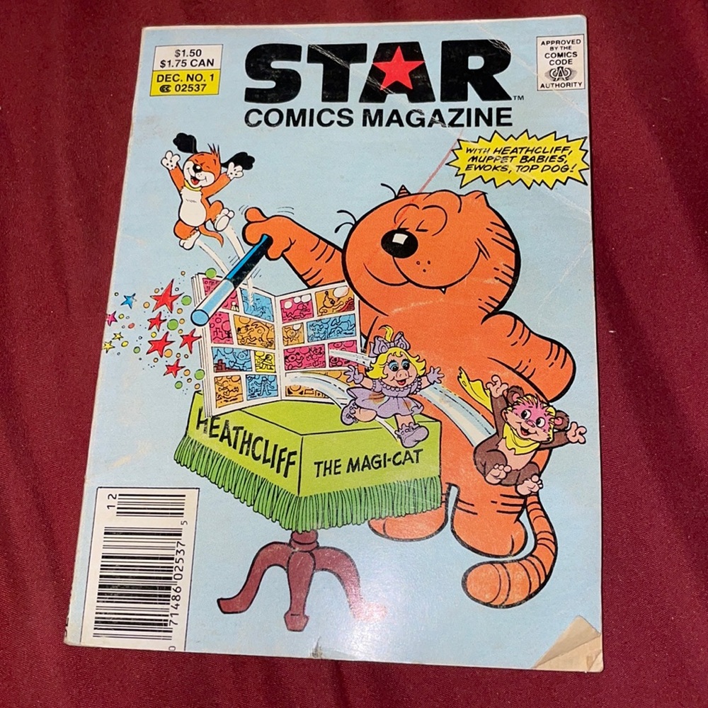 “Star” comics magazine from mid 1980s w/ Ewoks, Heathcliff, Muppet Babies etc